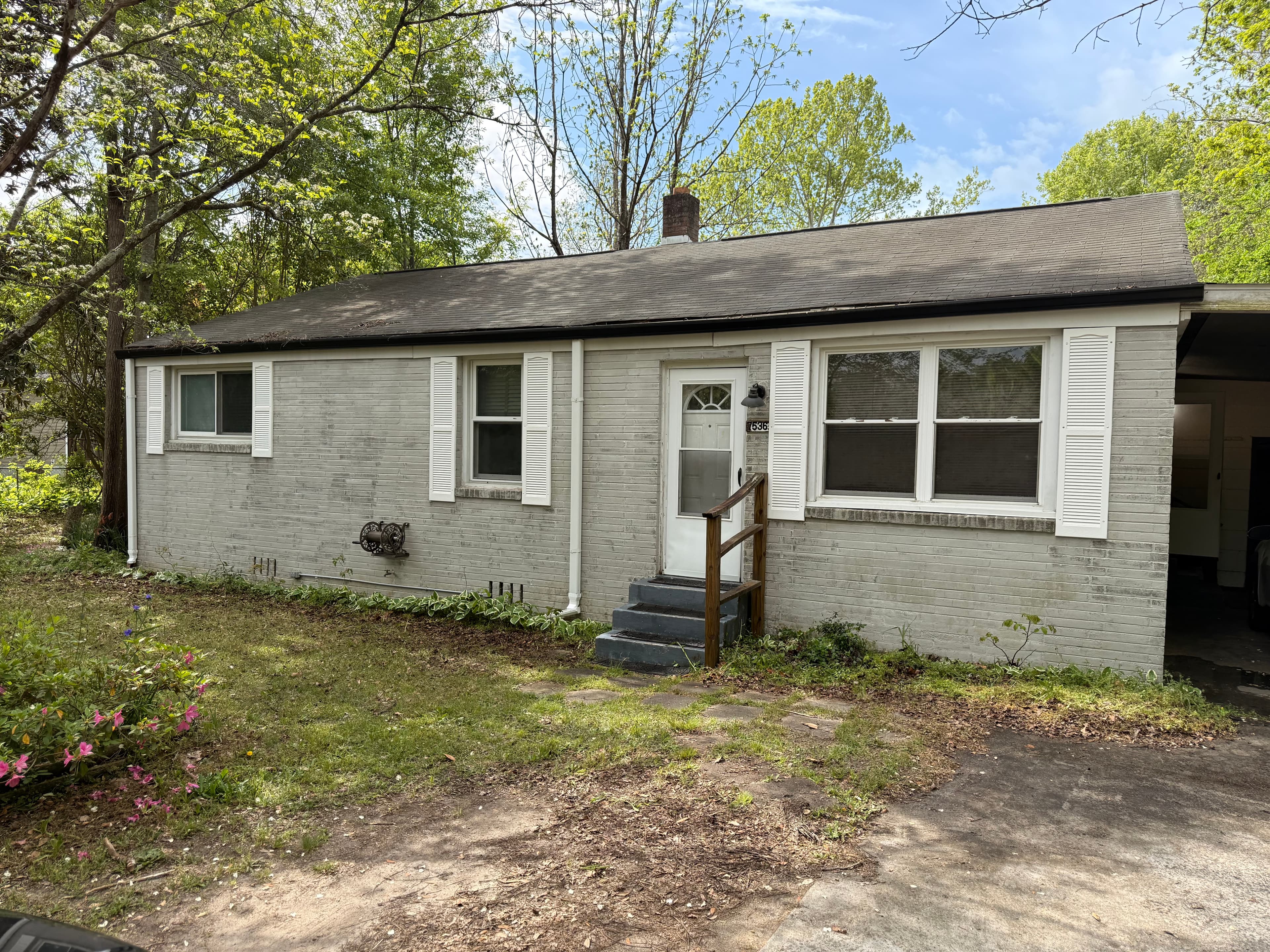 House exterior after soft washing